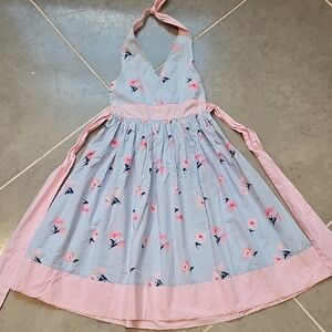 Charter Club Pink and Blue Floral Kids Dress